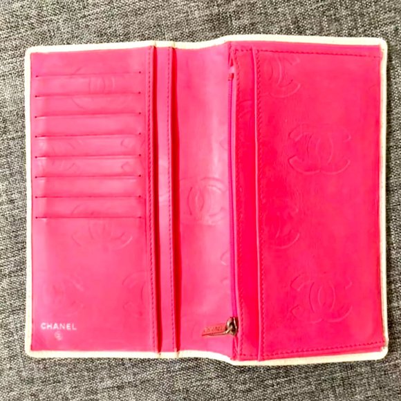 Authentic Beautiful Chanel Cambon line logo Wallet - Picture 12 of 14